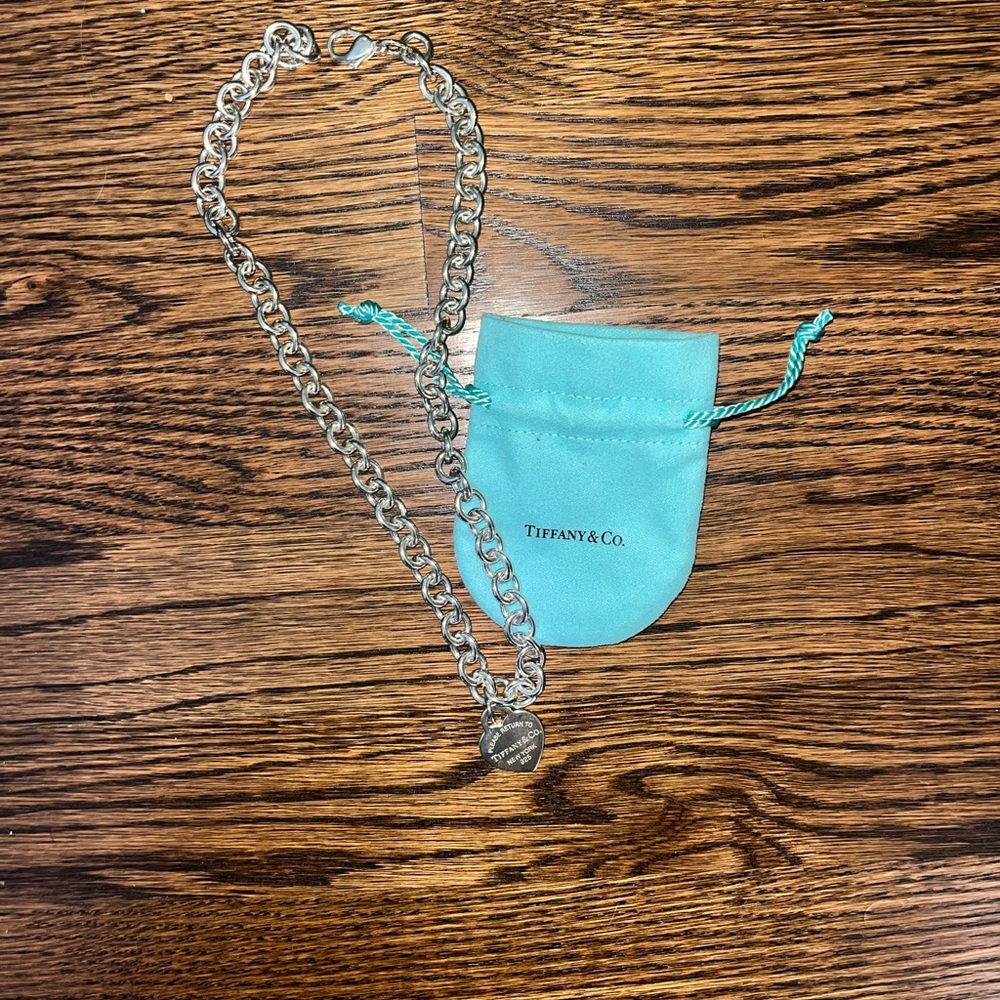 Silver Return to Tiffany Heart Tag Necklace